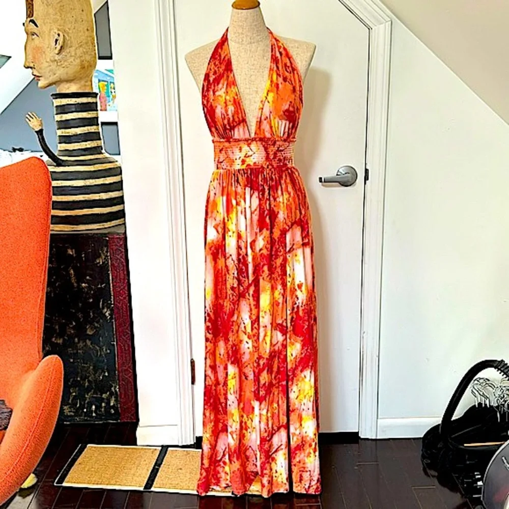 NWT! Misa Hylton for INC Tie Dye Maxi Dress! - Picture 1 of 6